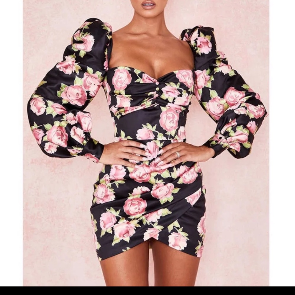 Floral Bustier Dress